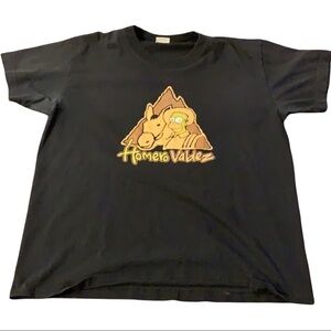 Homero Valdez funny the Simpson’s T-shirt men’s large cartoon tv humor comedy